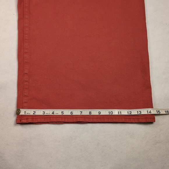 Universal Thread Womens 22 High Rise Sailor Wide Leg Ankle Jean Red Coral Casual - Picture 12 of 15